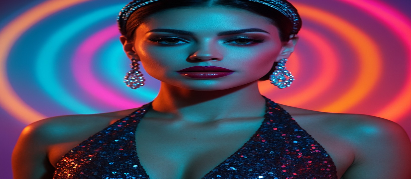 চাকার সামনে উজ্জ্বল পোশাকে এক নারী, cv99 গেমিং প্ল্যাটফর্মকে